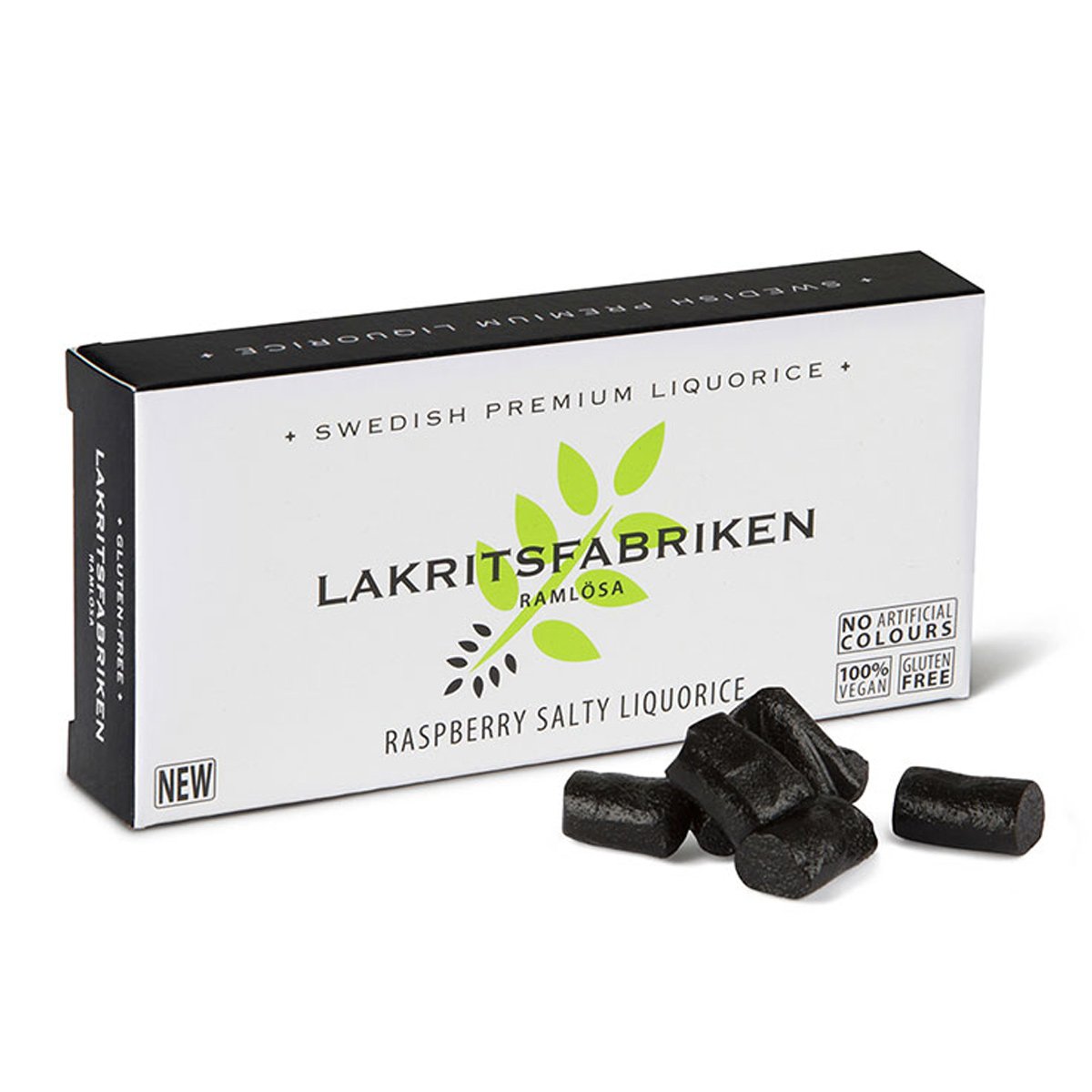 Lakritsfabriken Lakritz Himbeer Salzig Premium Liquorice Salty