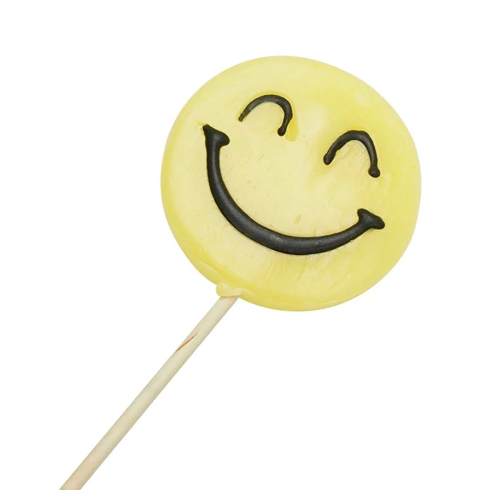 Emoji-Lolli (40g, 6,5 cm Durchmesser) 1