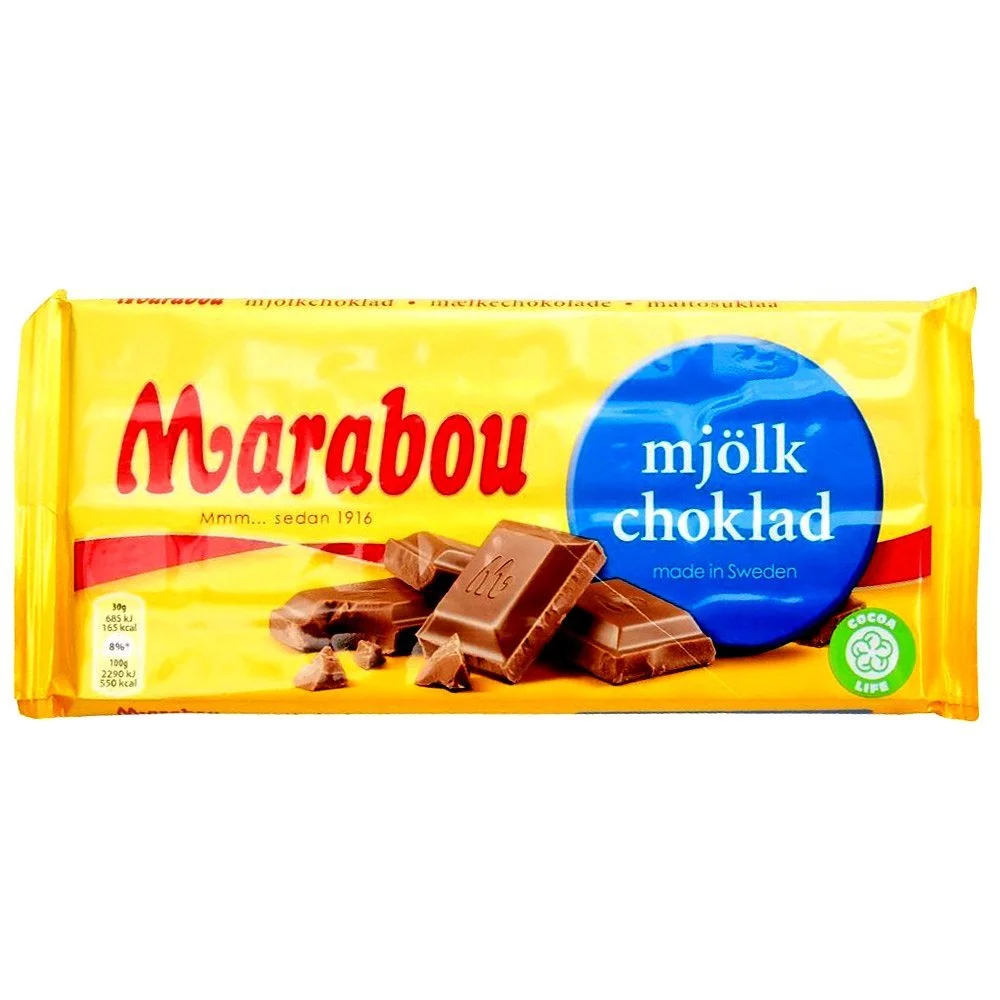 Marabou mjölkchoklad - Milchschokolade (200g) 1