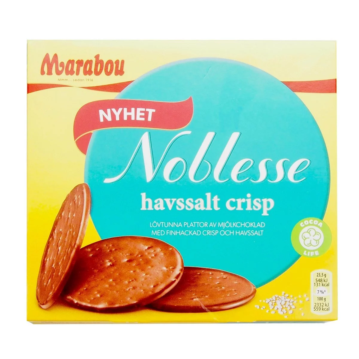 Marabou Noblesse havssalt crisp (150g) 1