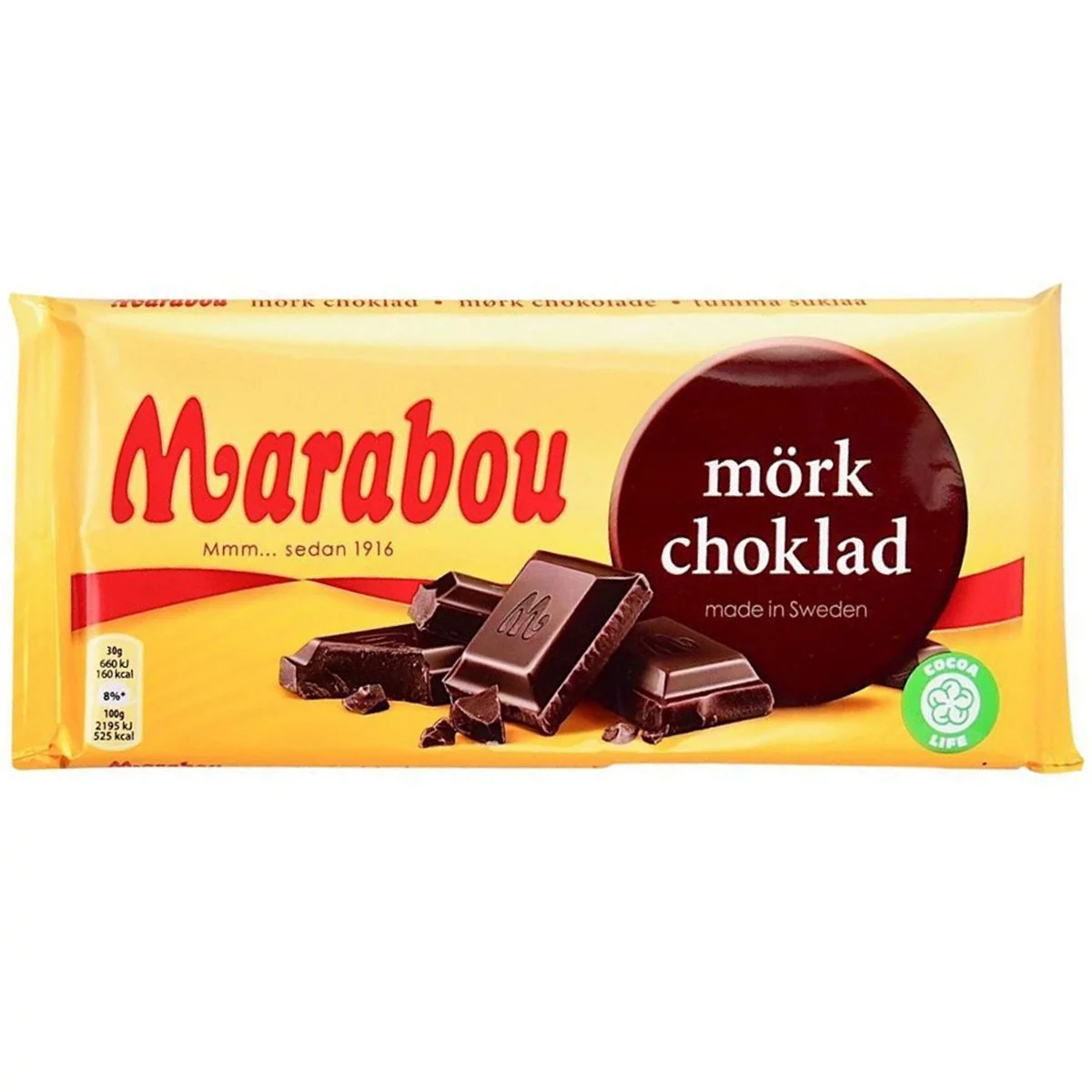 Marabou mörk choklad - dunkle Schokolade (185g) 1