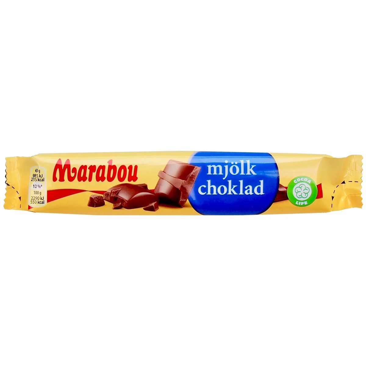 Marabou mjölkchoklad Riegel – Milchschokolade (43g) 1