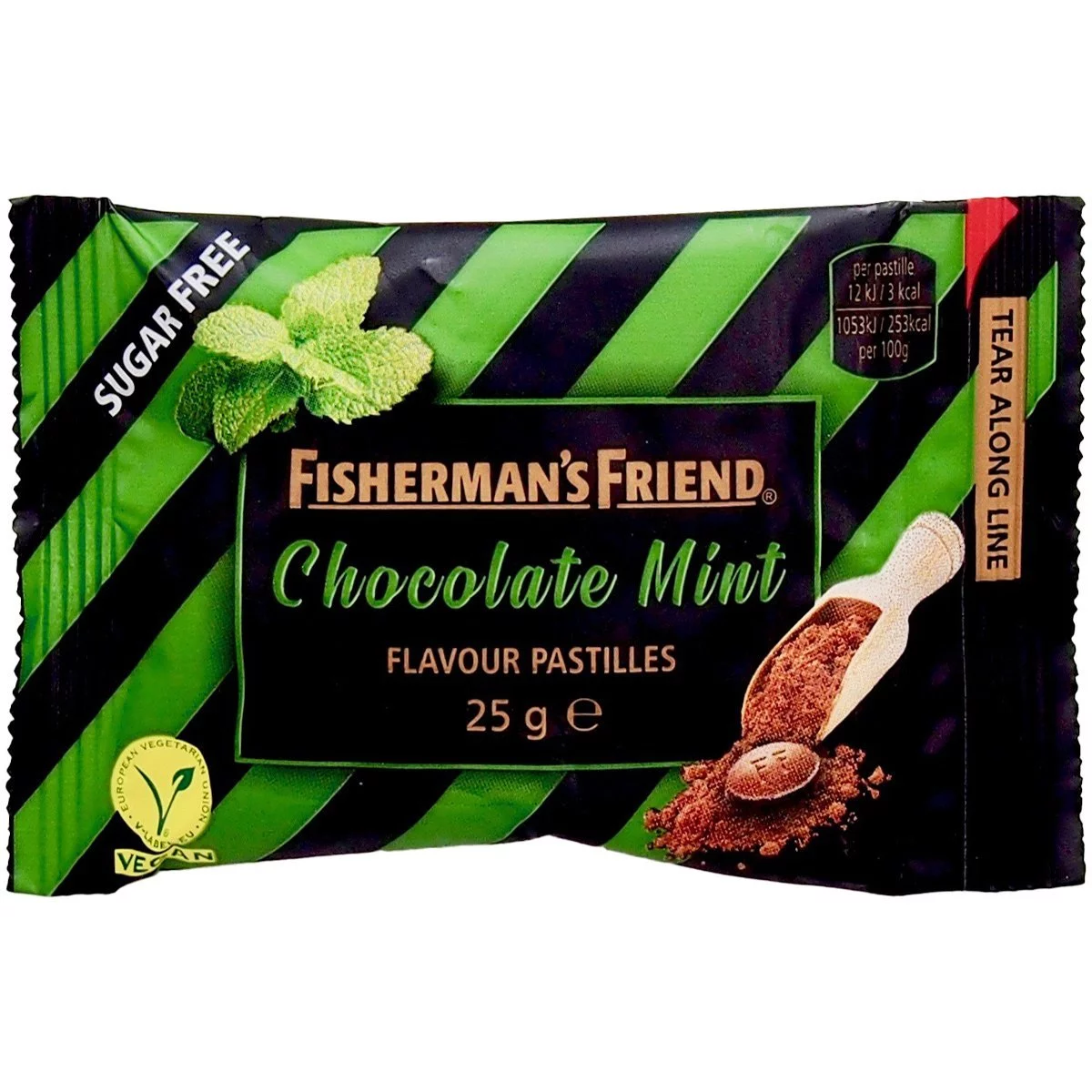Fisherman's Friend Chocolate Mint ohne Zucker (25g) 1