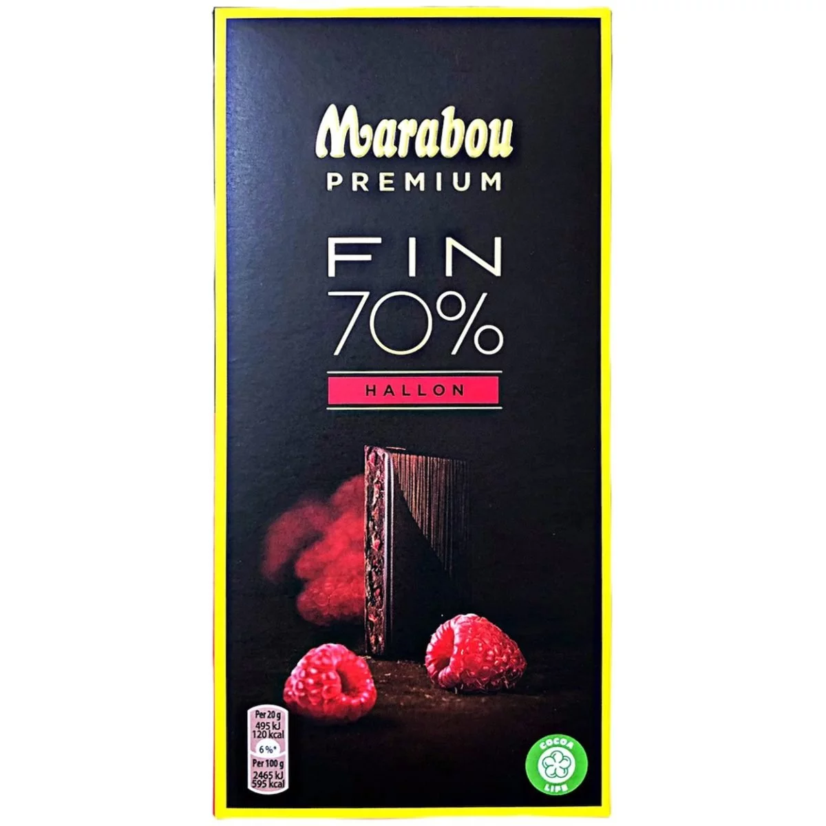 Marabou Premium FIN 70% Hallon (100g) 1