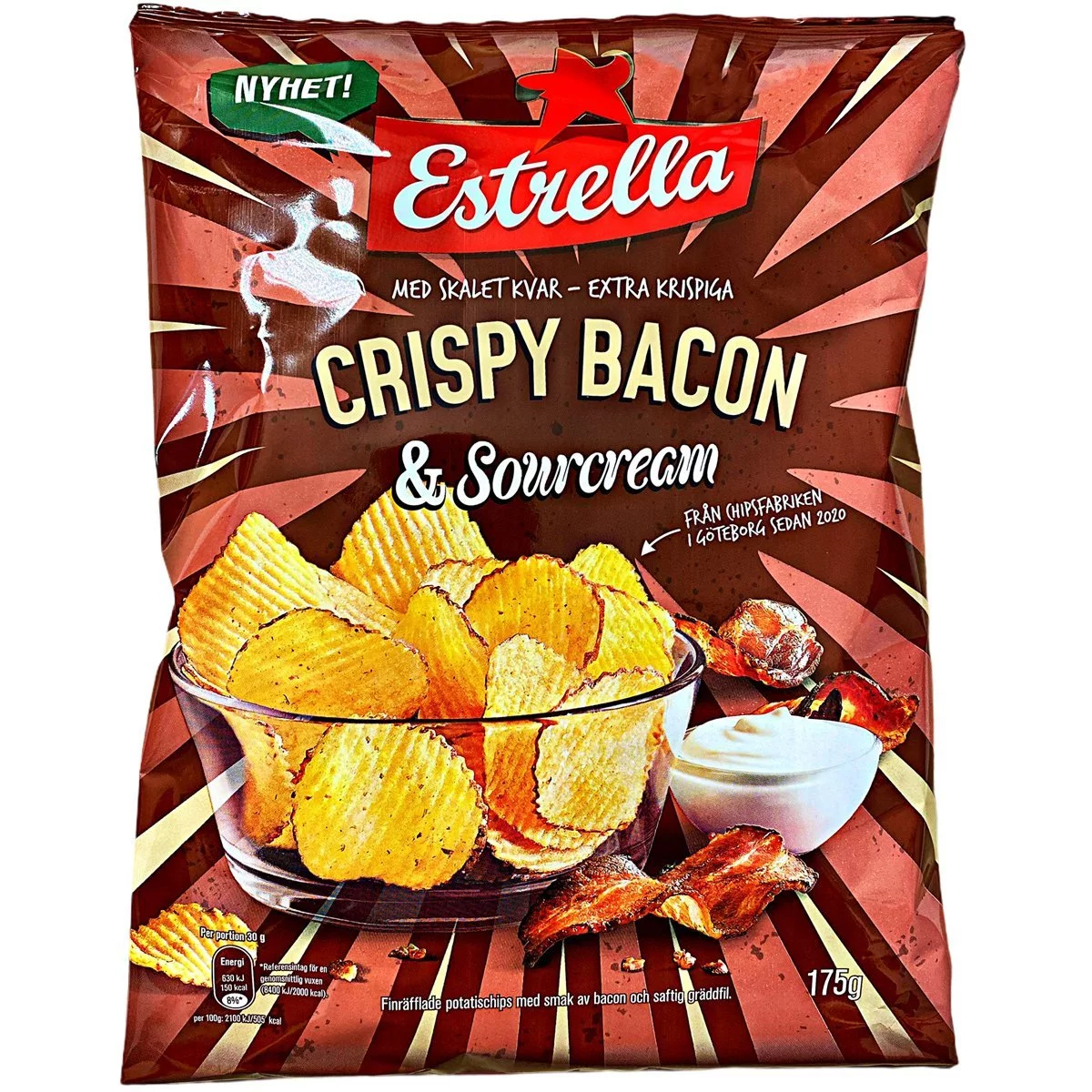 Estrella Crispy Bacon & Sourcream (175g) 1