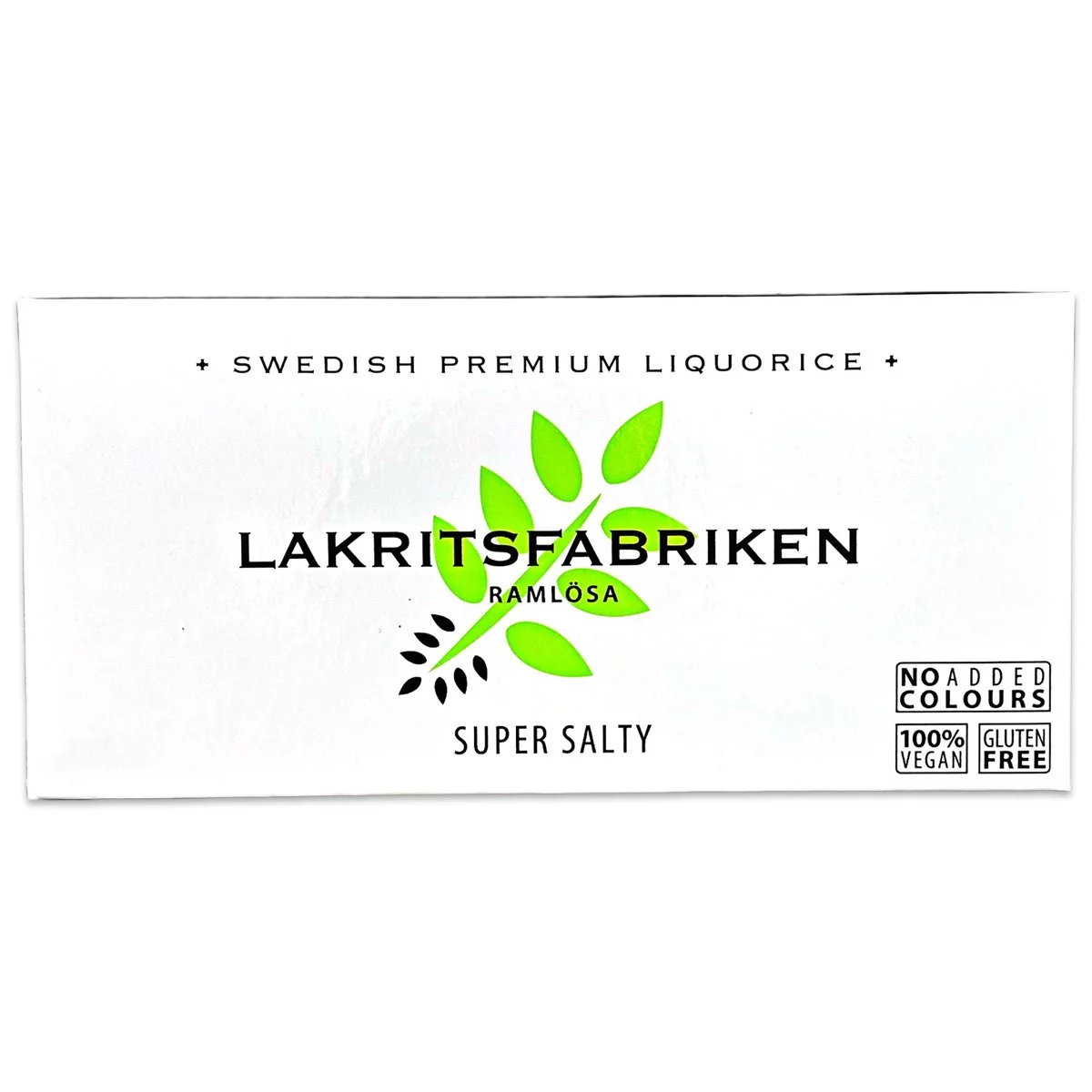 Lakritsfabriken Lakritz super salzig - Premium Liquorice Super Salty (40g) 1