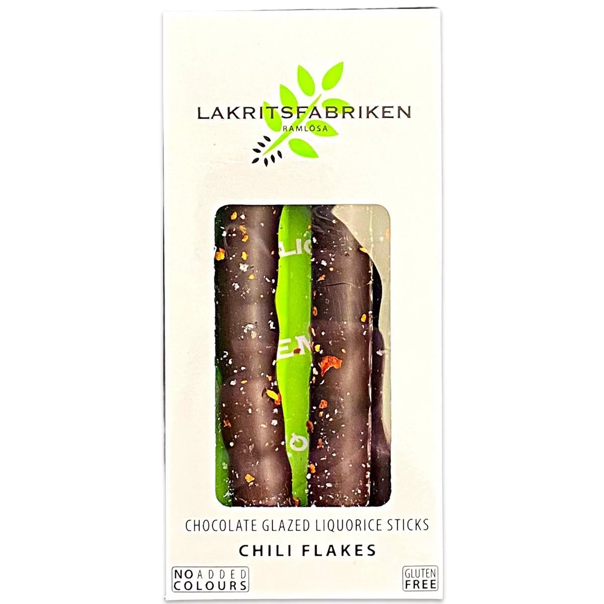 Lakritsfabriken Lakritz-Sticks - Liquorice Sticks Chili Flakes (45g) 1