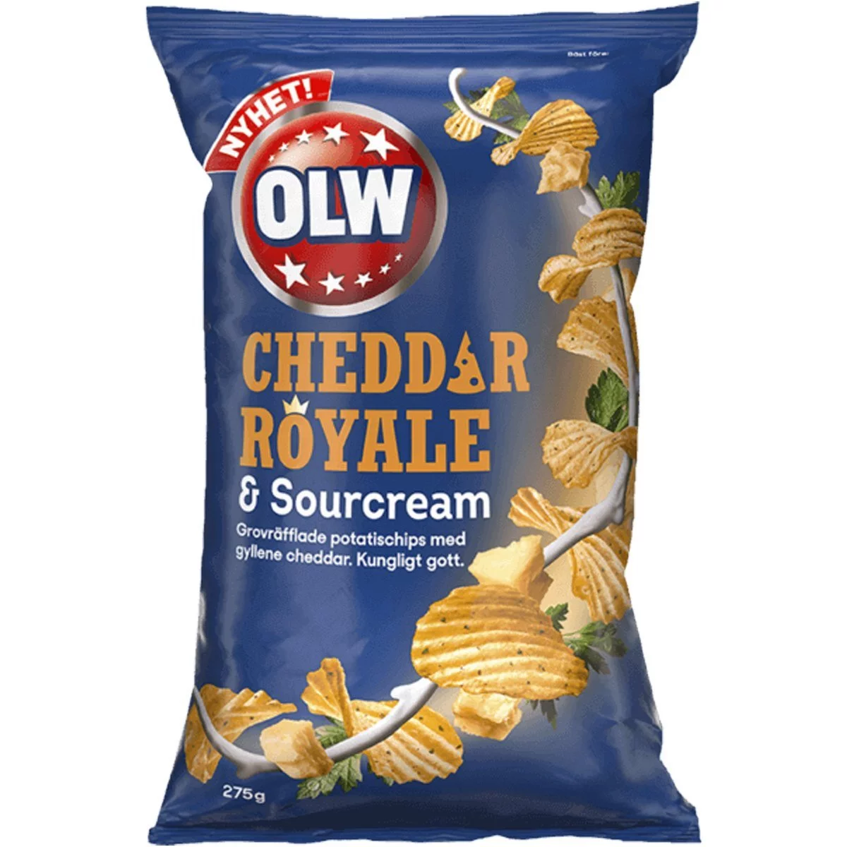 OLW Cheddar Royale & Sourcream Chips (175g) 1