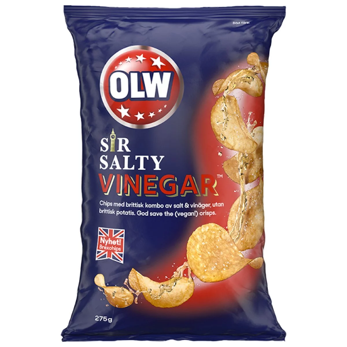 OLW Sir Salty Vinegar Chips (175g) 1