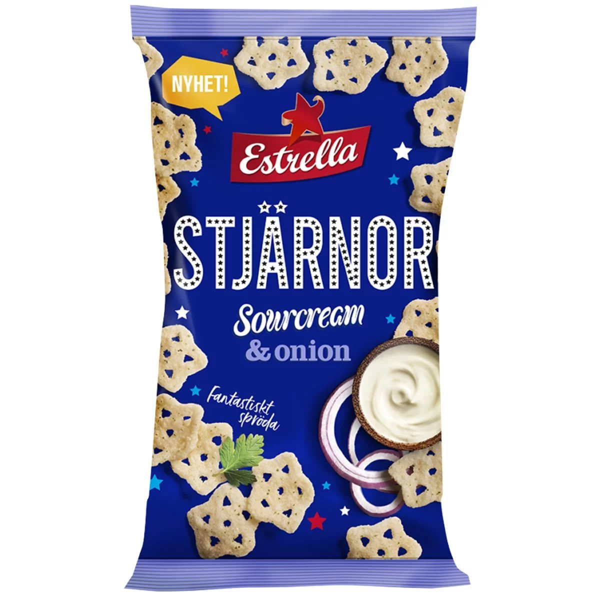 Estrella Stjärnor Sourcream & Onion (85g) 1