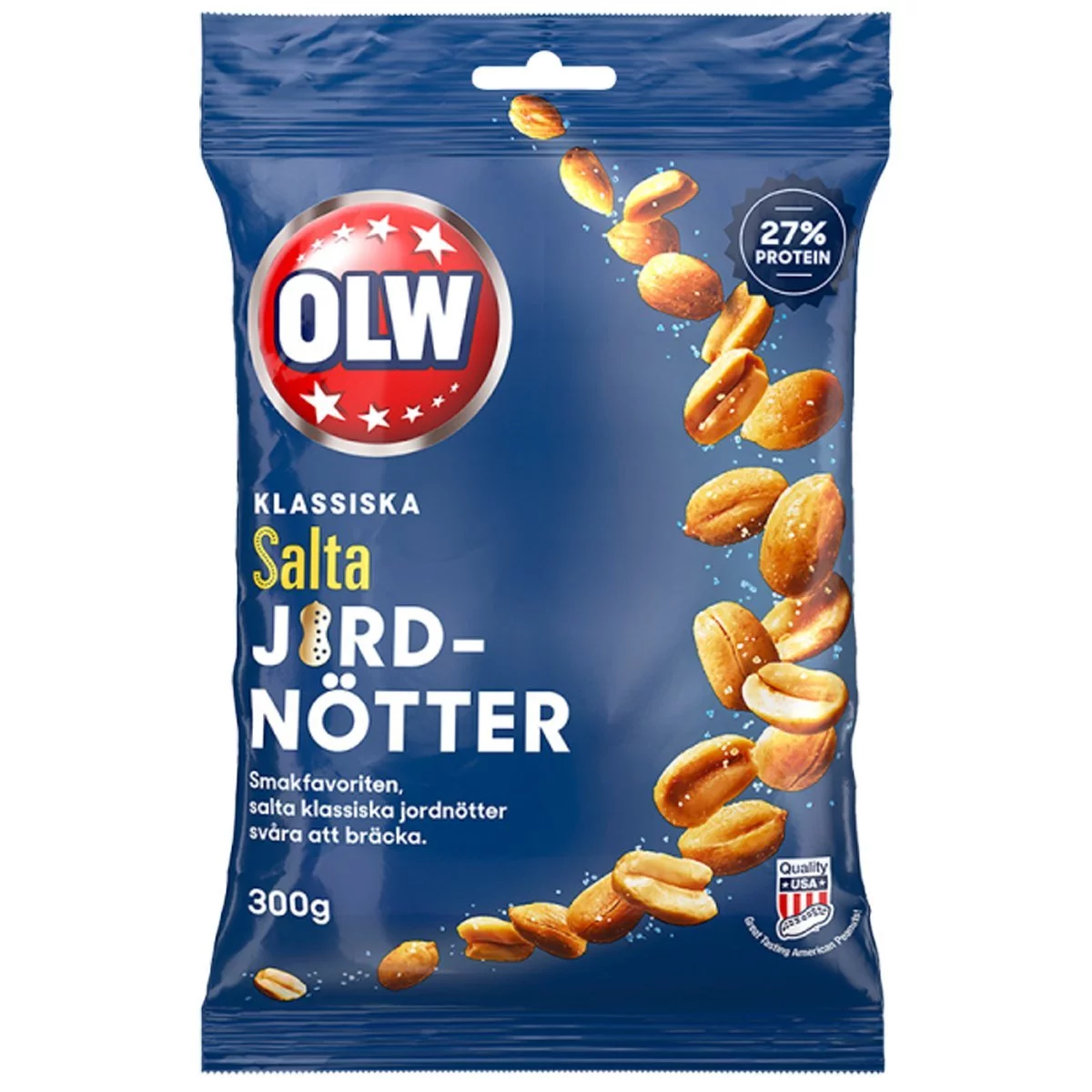 OLW Salta jordnötter - salzige Erdnüsse (165g) 1