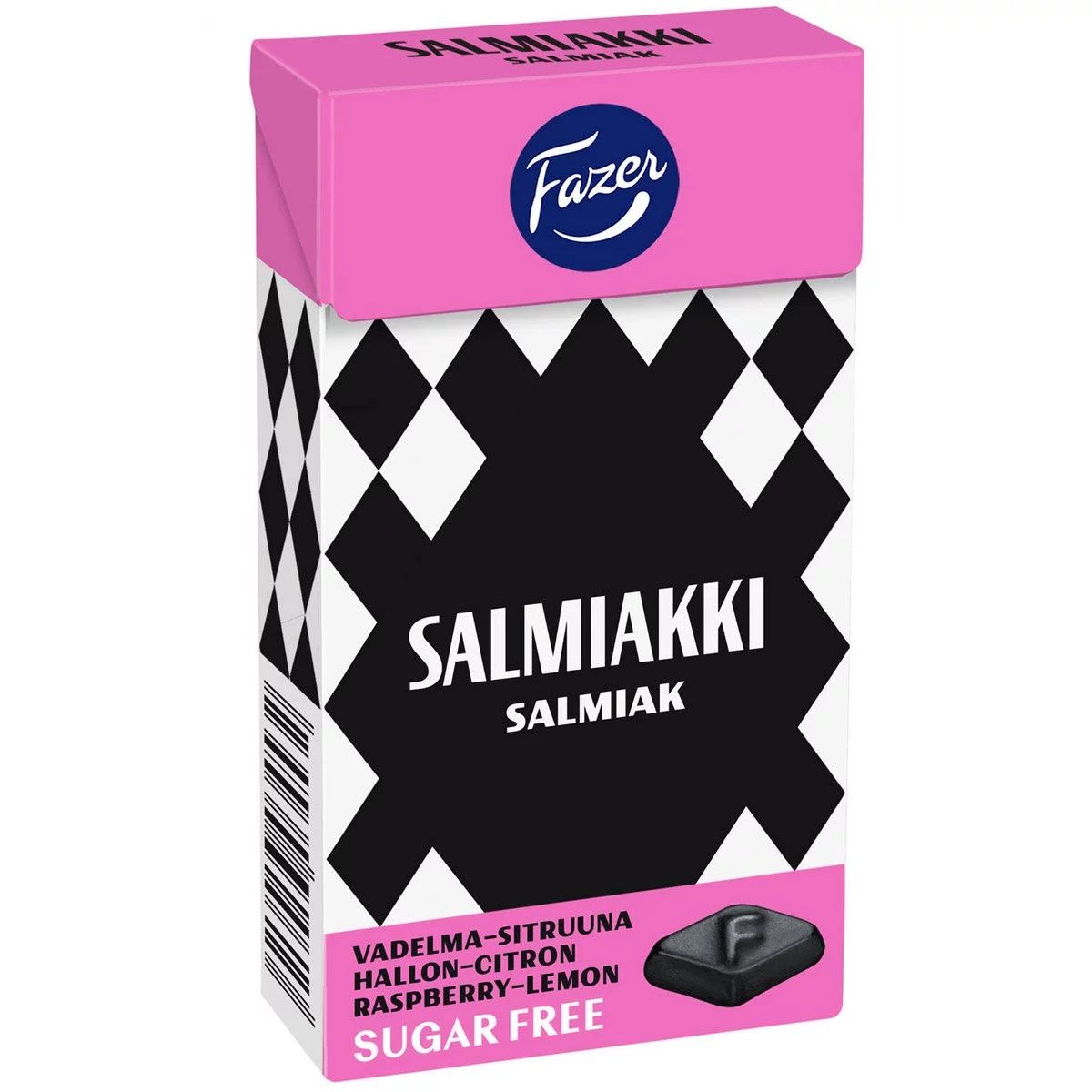 Fazer Salmiakki - Salmiak Pastillen Hallon-Citron (40g) 1