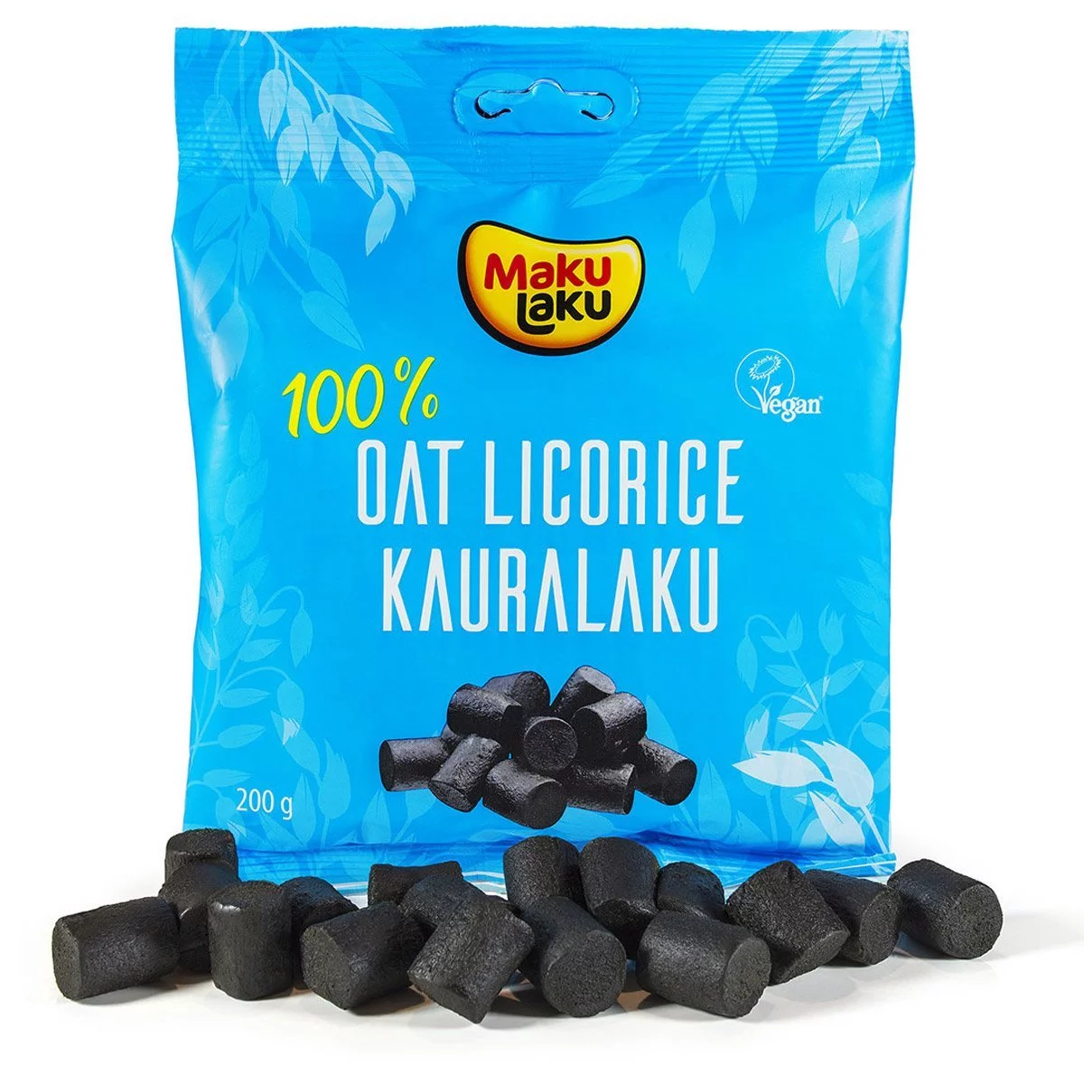 Makulaku 100% Hafer Lakritz / Oat Licorice Kauralaku (200g) 1