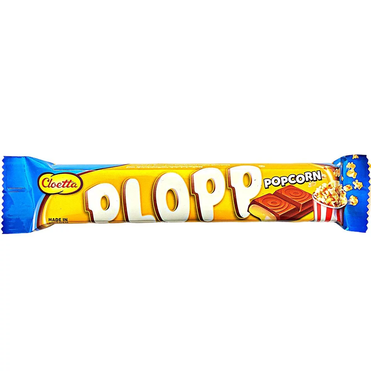 Cloetta Plopp - Milchschokolade mit Popcorn-Füllung (50g) 1