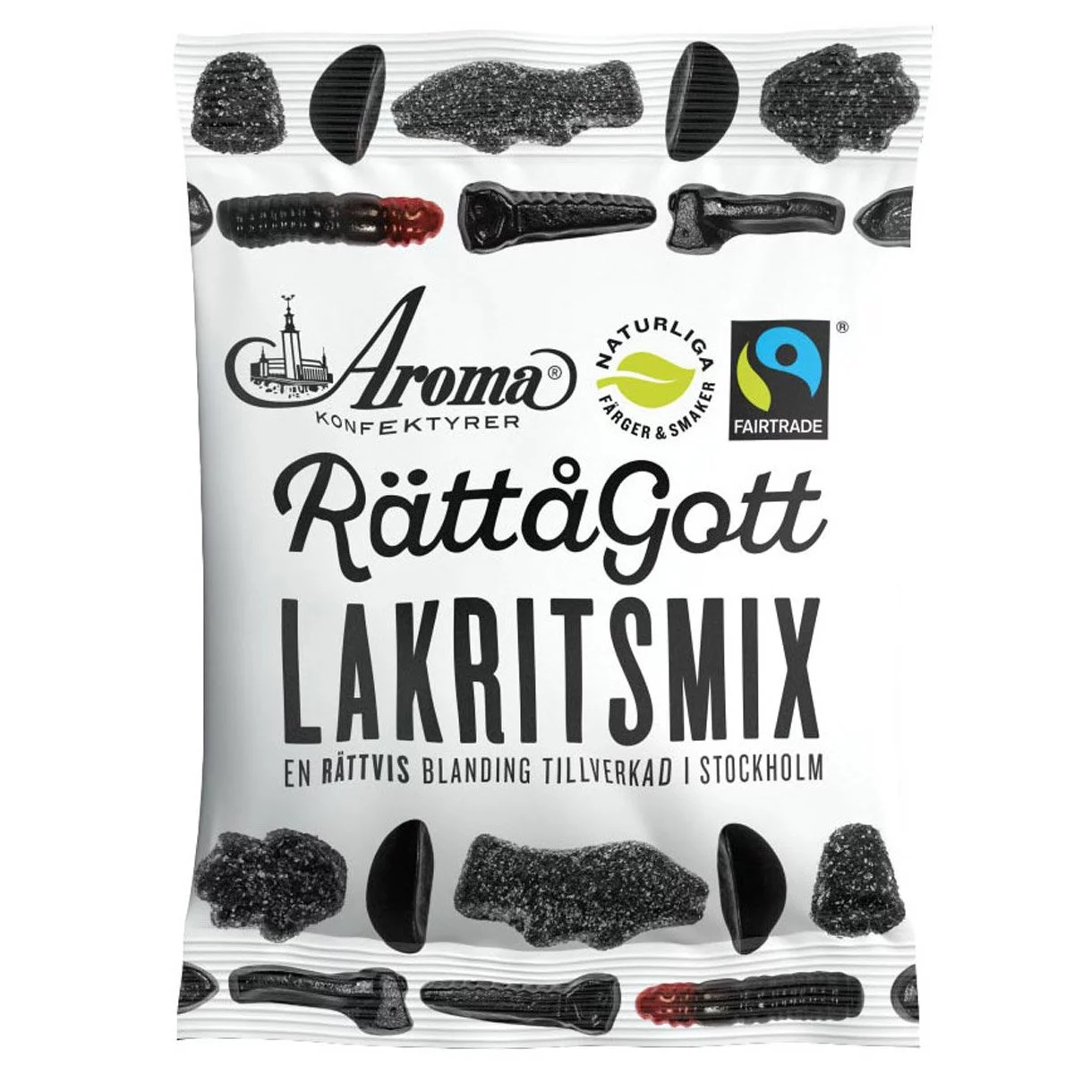 Aroma Rätt & Gott Lakritzmix (140g) 1
