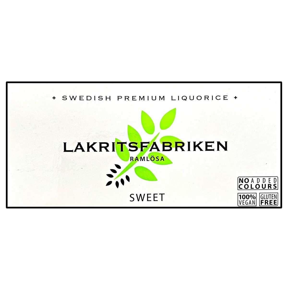 Lakritsfabriken Lakritz süß - Premium Liquorice Sweet (40g) 1