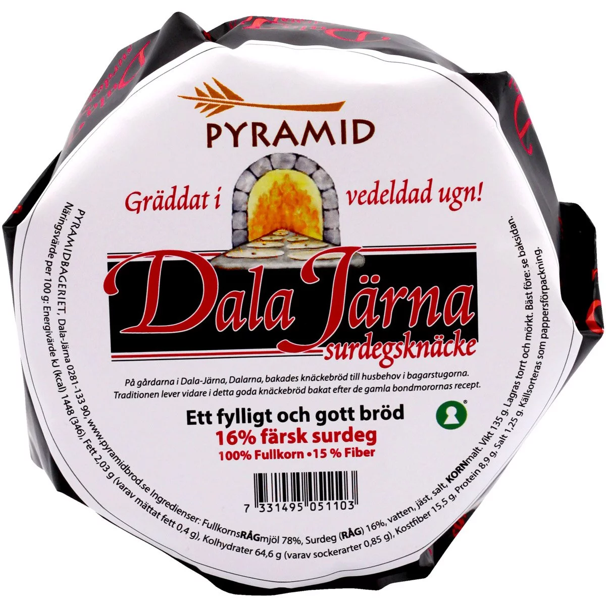Pyramid Dala Järna Sauerteig-Knäckebrot (500g) 1
