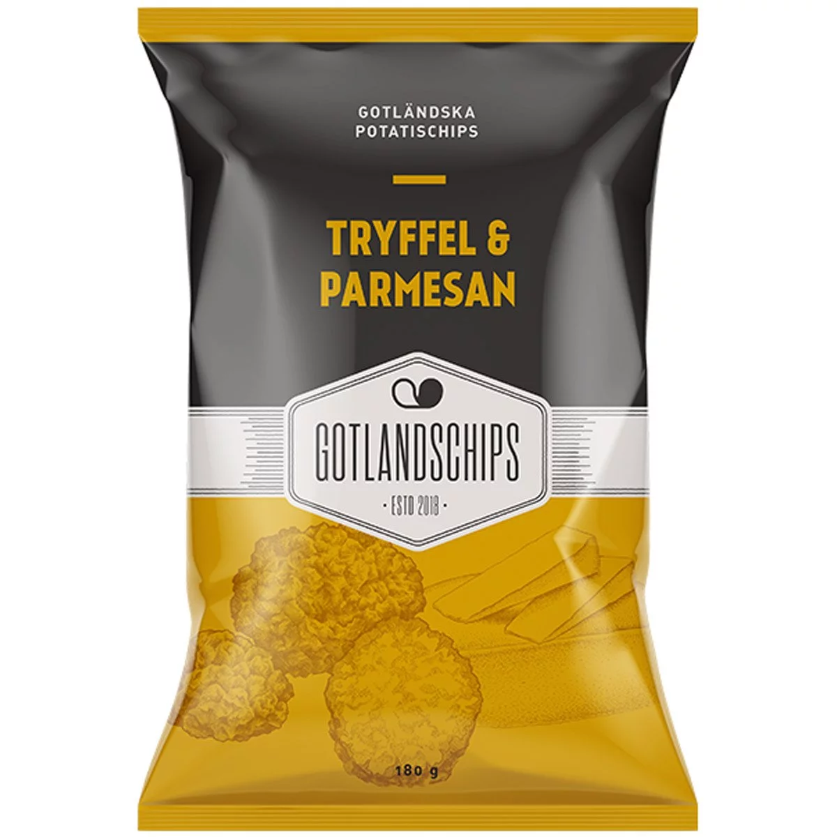 Gotlandschips Tryffel & Parmesan (180g) 1