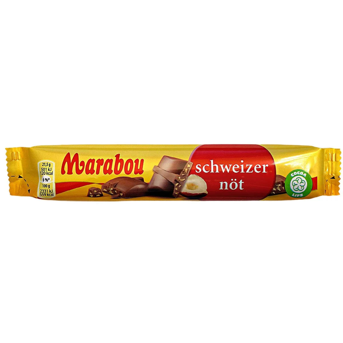 Marabou Schweizer Nöt - Riegel (43g) 1