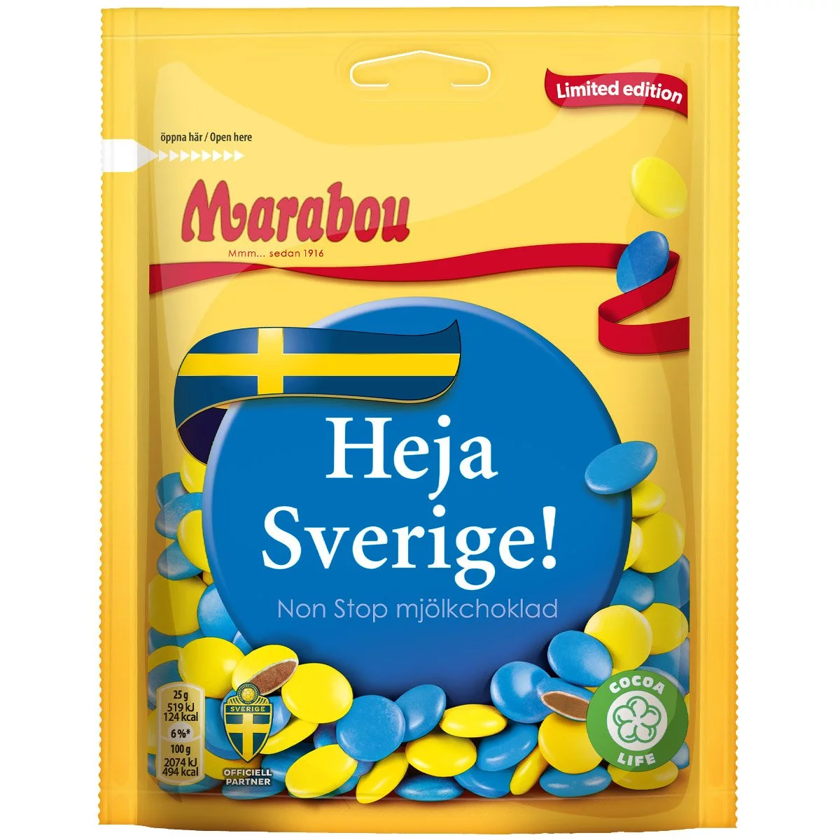 Marabou Non Stop Sverige Limited Edition (225g) 1