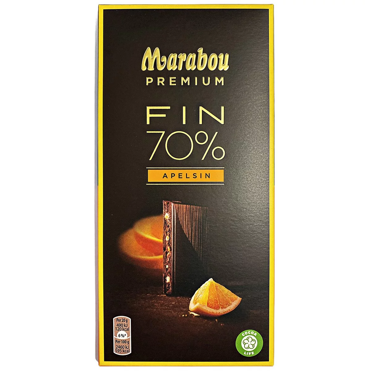 Marabou Premium FIN 70% Kakao - Apelsin (100g) 1