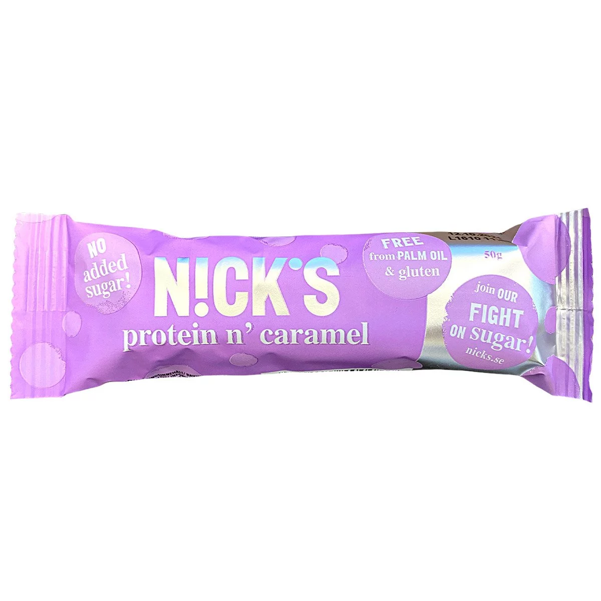 NICK'S protein caramel - Proteinriegel ohne Zuckerzusatz (50g) 1
