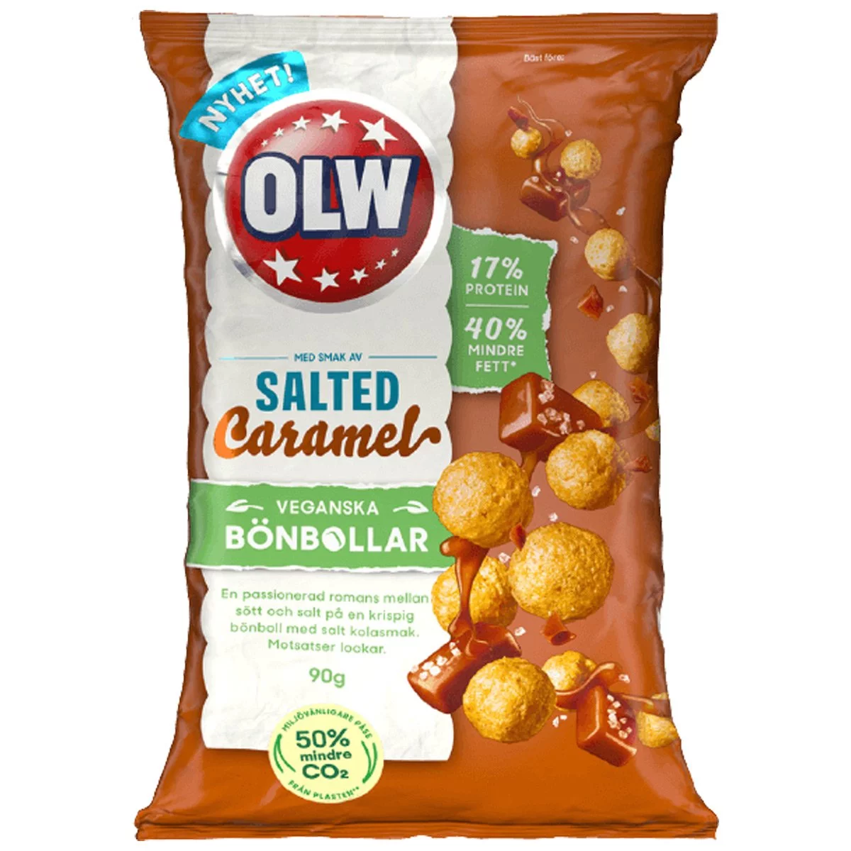 OLW Bönbollar Salted Caramel (90g) 1