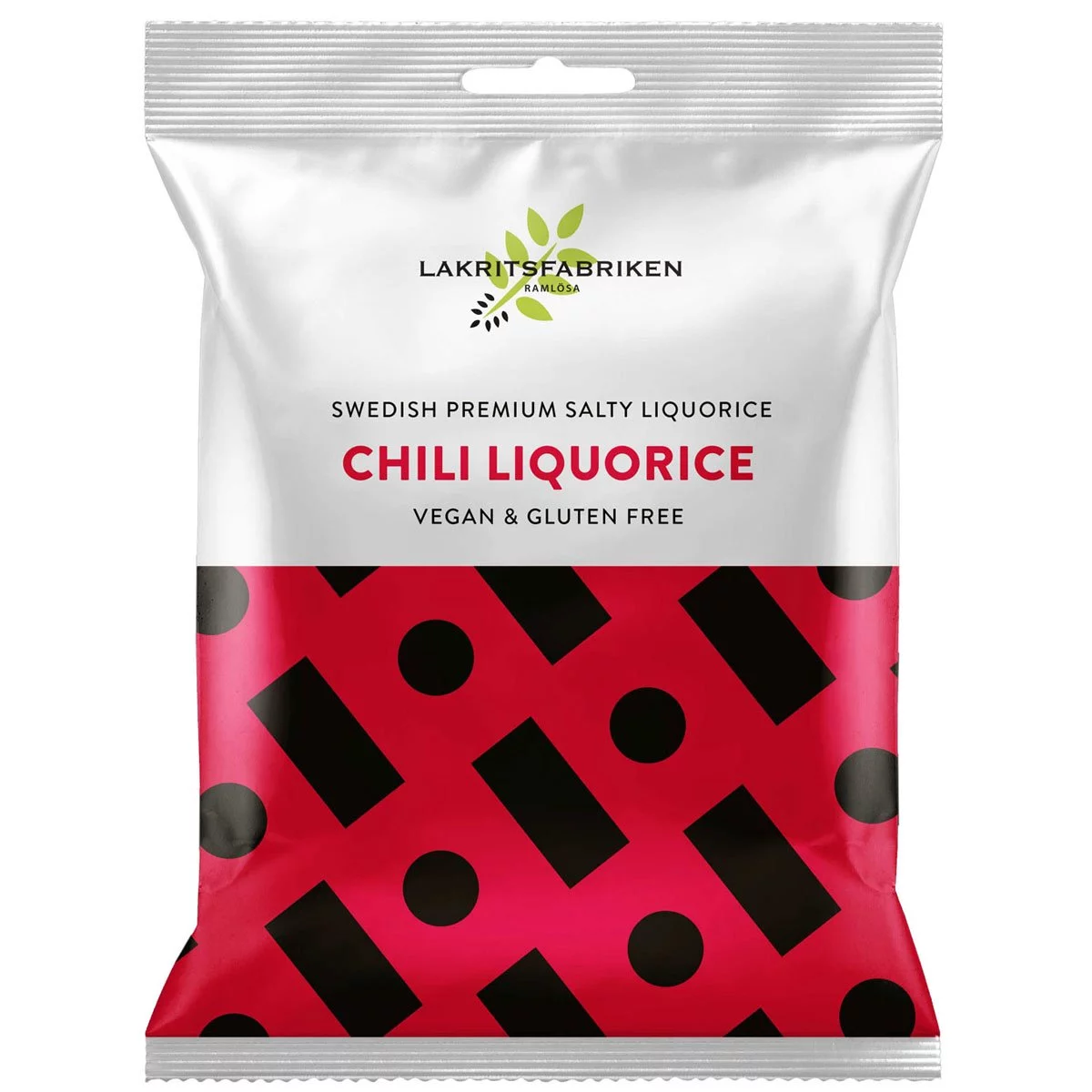 Lakritsfabriken Chili Salty Liqourice - vegan & glutenfrei (100g) 1