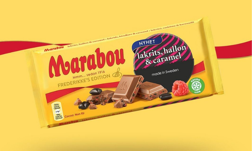 Neu von Marabou - Schokolade mit dem Geschmack von Lakritz, Himbeere und Karamell 1