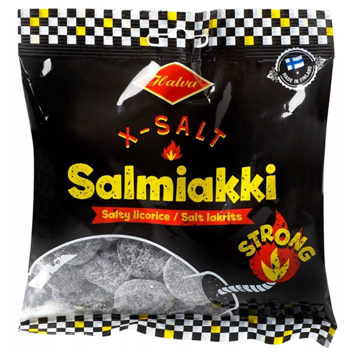 Halva X-Salt Salmiakki - stra starkes Salzlakritz (120g) 1