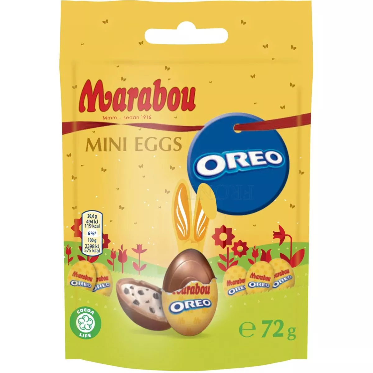 Marabou Mini Eggs Oreo (72g) 1