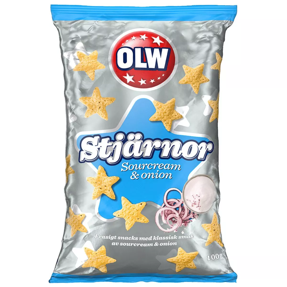 OLW Stjärnor Sourcream & Onion (100g) 1
