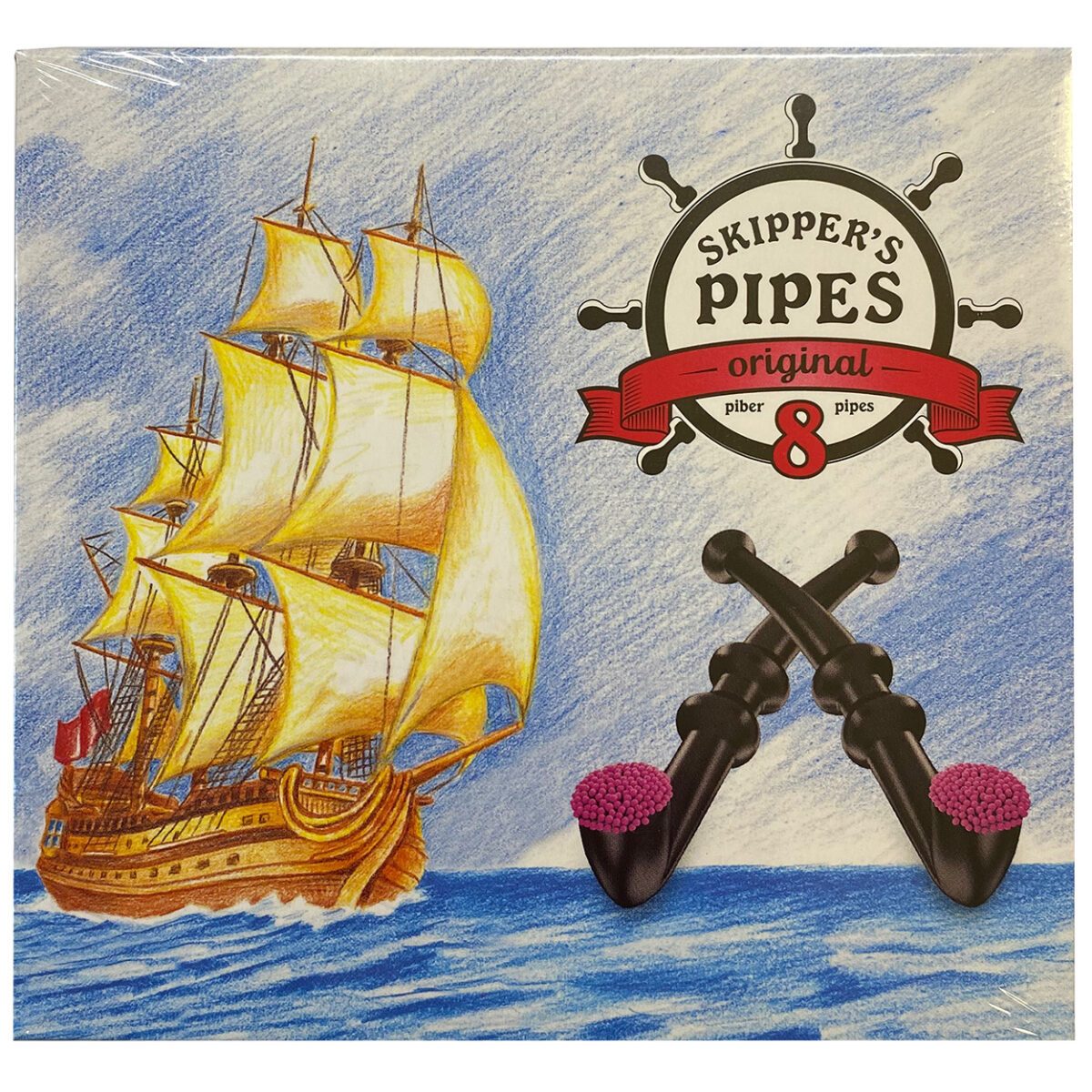 Malaco Skipper's Pipes Original 8er (136g) 1