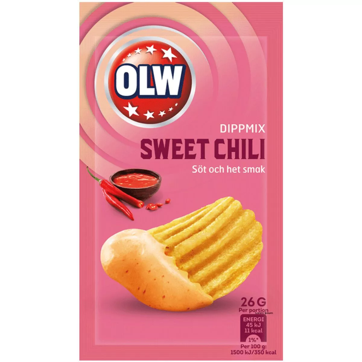 OLW Sweet Chili-Dippmix (26g) 1
