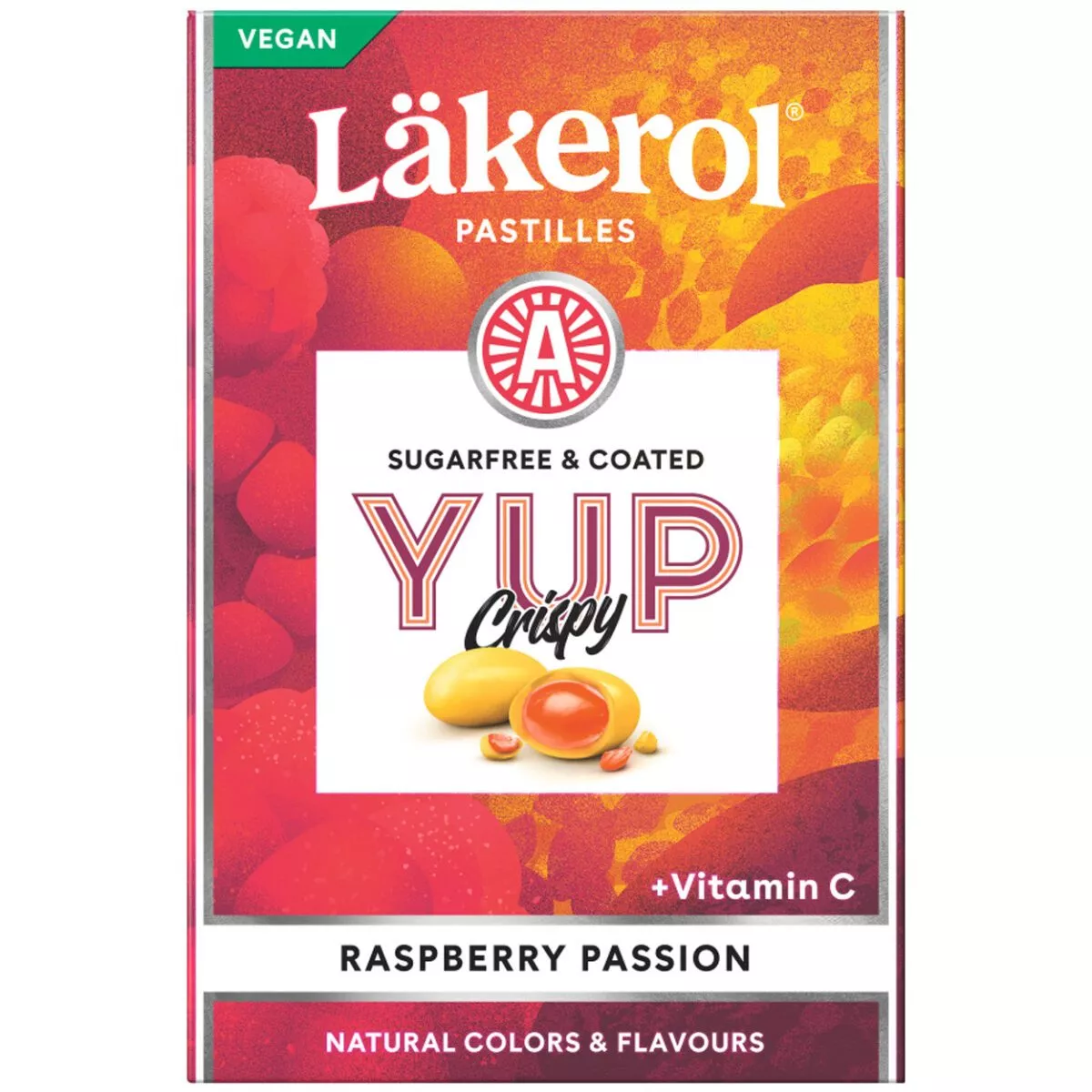 Läkerol YUP Crispy Raspberry Passion (40g) 1