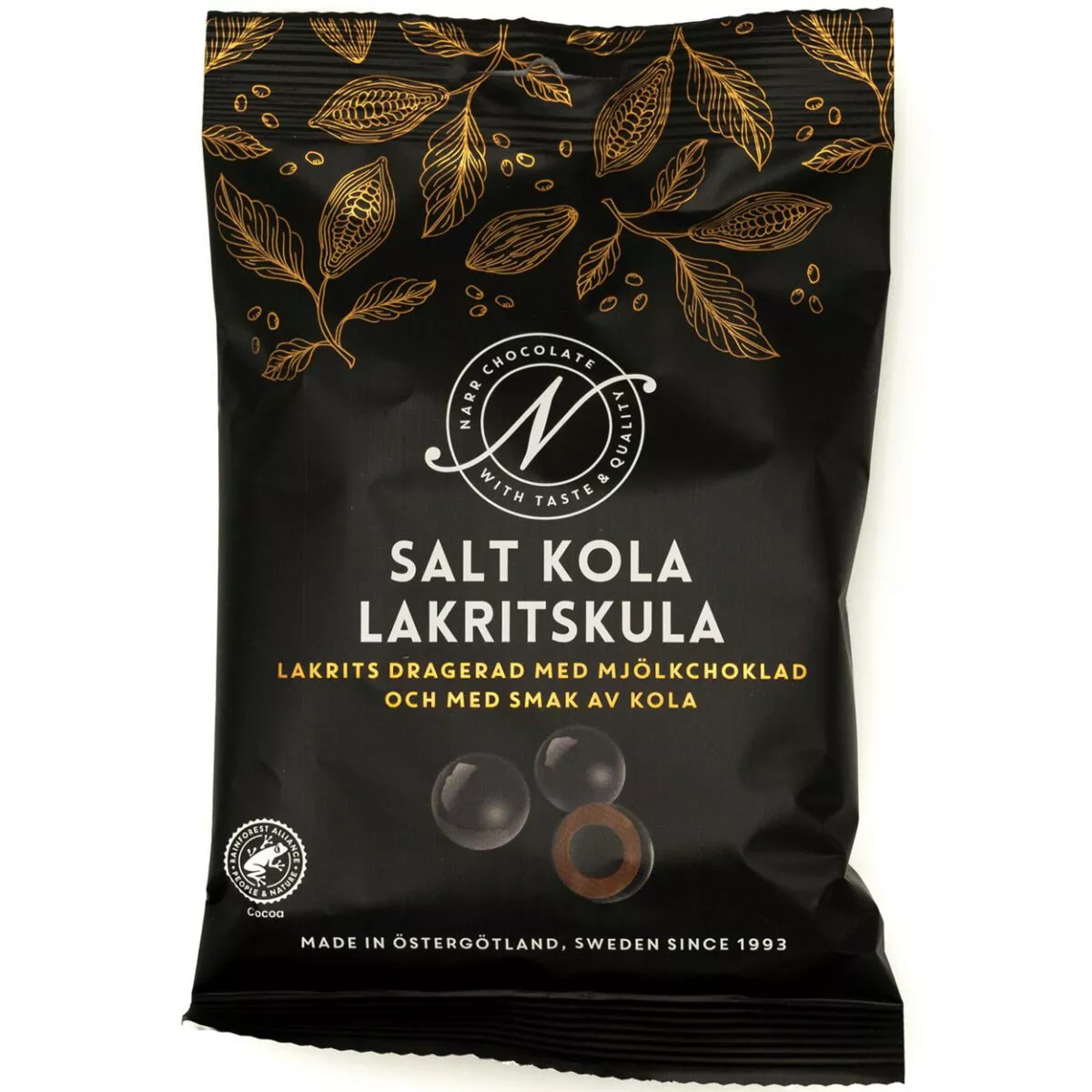 Narr Salt Kola Lakritskula - Karamell Lakritzkugeln (120g) 1