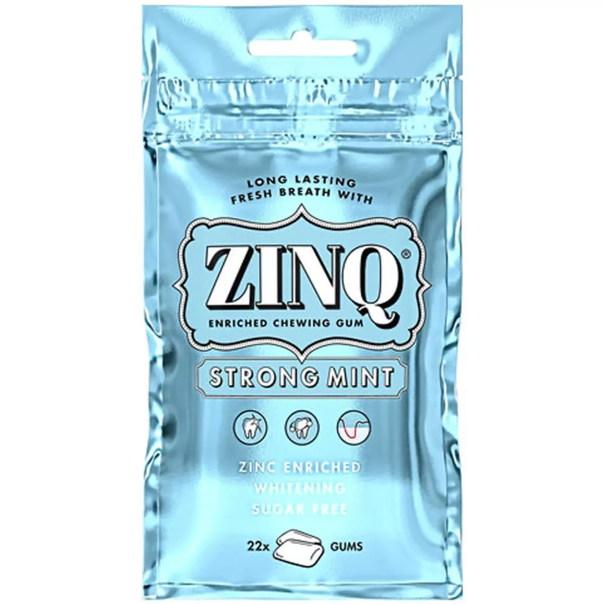 ZINQ Strong Mint Kaugummi (31,5g) 1