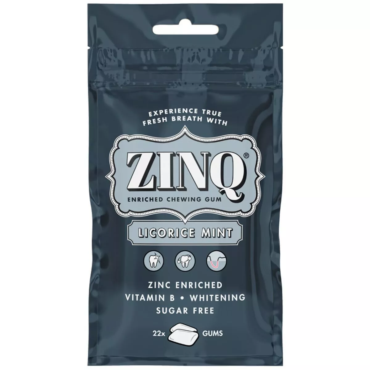 ZINQ – Licorice/Mint Kaugummi (31,5g) 1