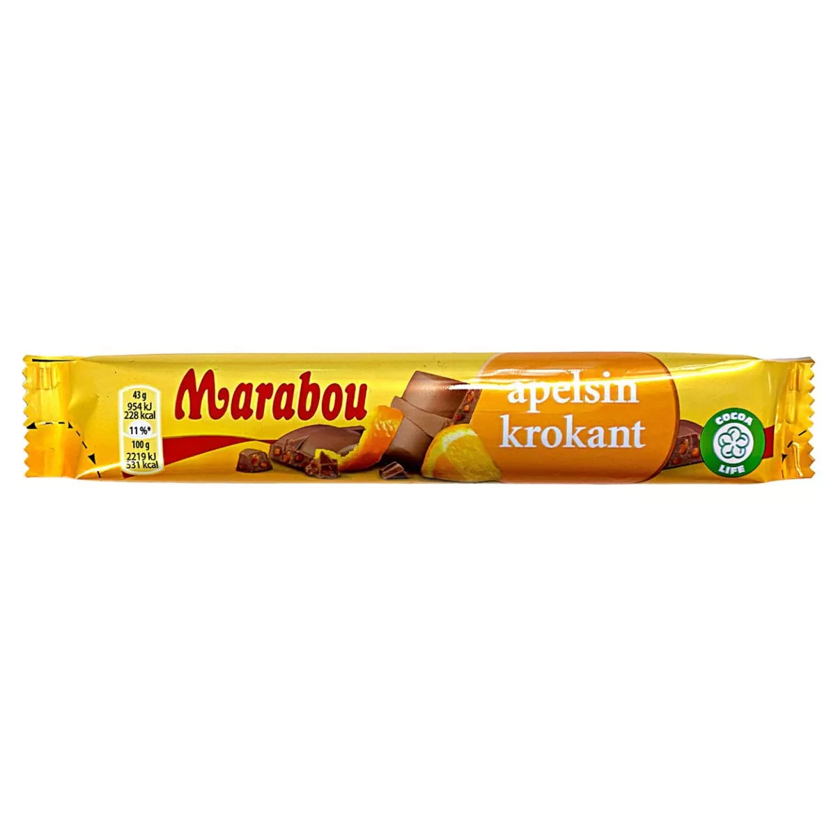 Marabou Apelsinkrokant - Riegel (43 g) 1