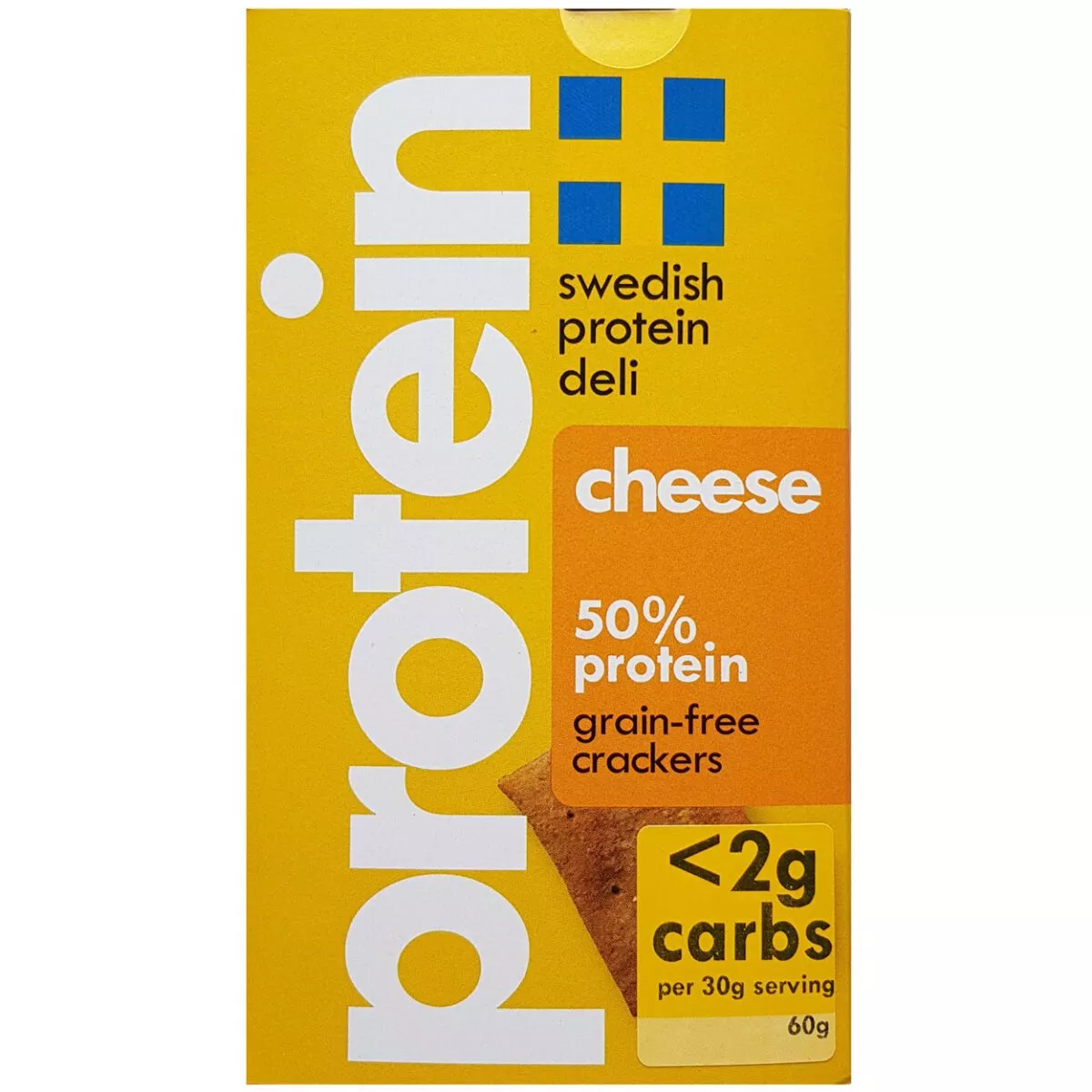 Swedish Protein Deli Cheese-Crackers (60g) 1