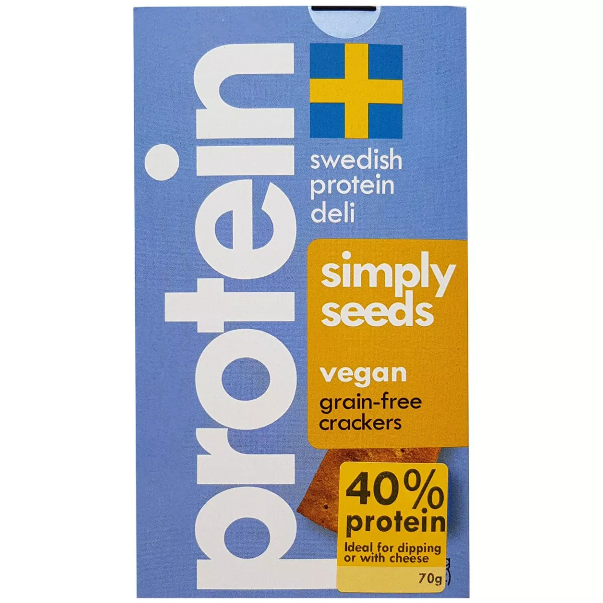 Swedish Protein Deli Simply Seeds-Crackers - VEGAN (60g) 1