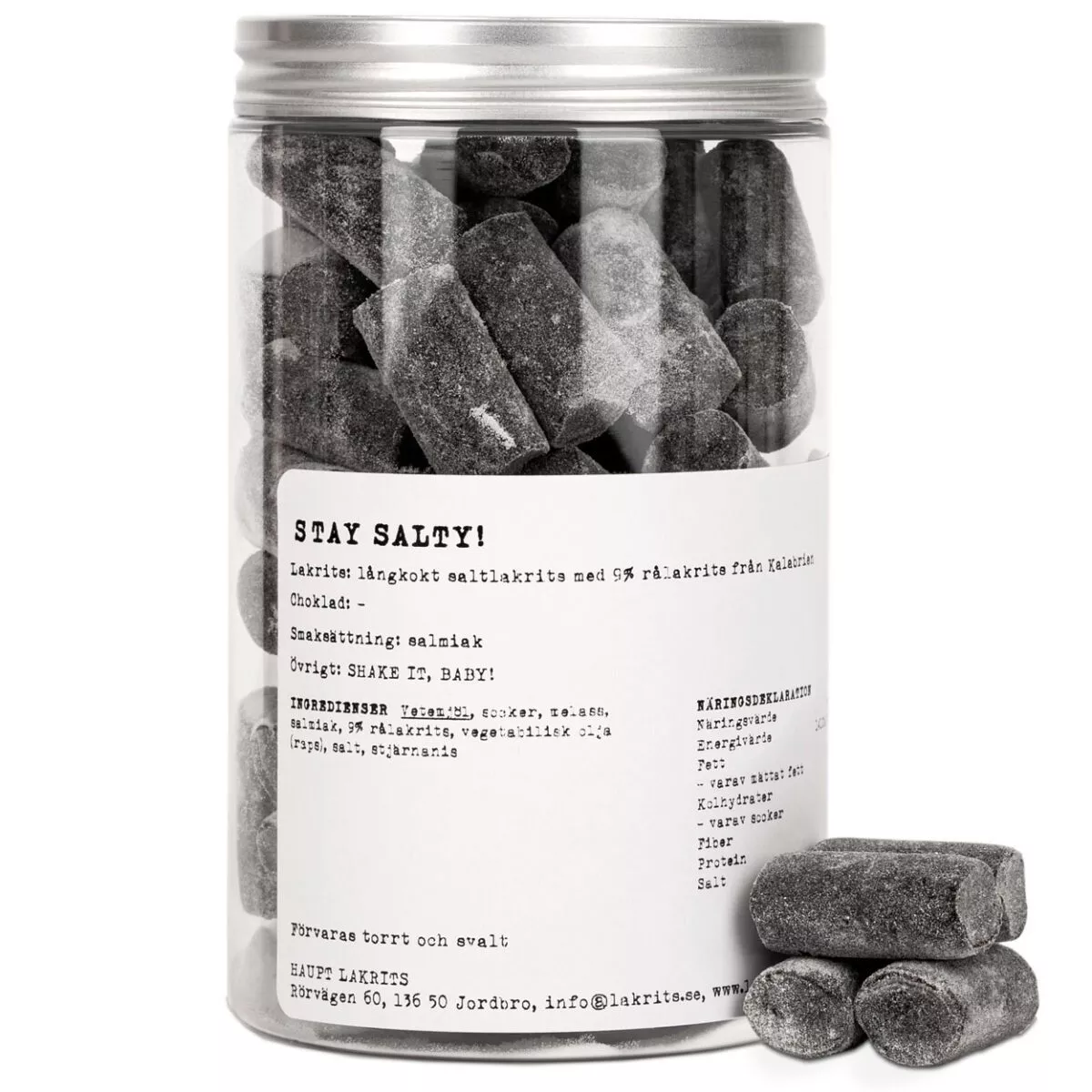 Haupt Lakrits Stay Salty - mit 9% rohem Süßholz aus Kalabrien (300g) 1