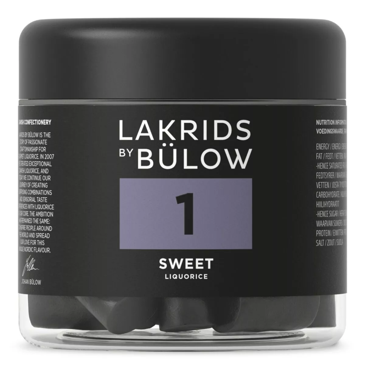 Lakrids by Bülow - SMALL NO.1 - SWEET / SÜSS (150g) 1