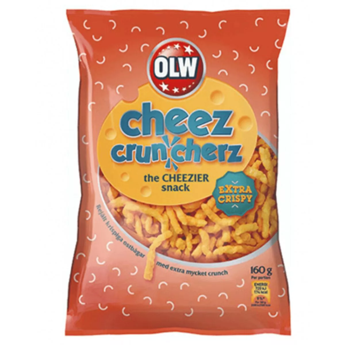 Olw Cheez Cruncherz - Extra Crispy (160g) 1