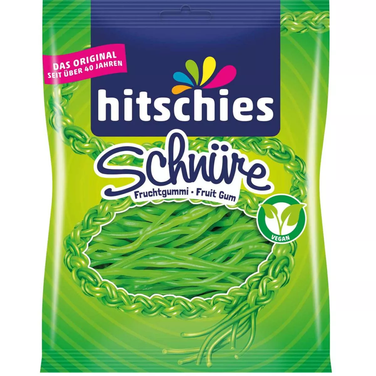 Hitschies Schnüre Apfel (125g) 1