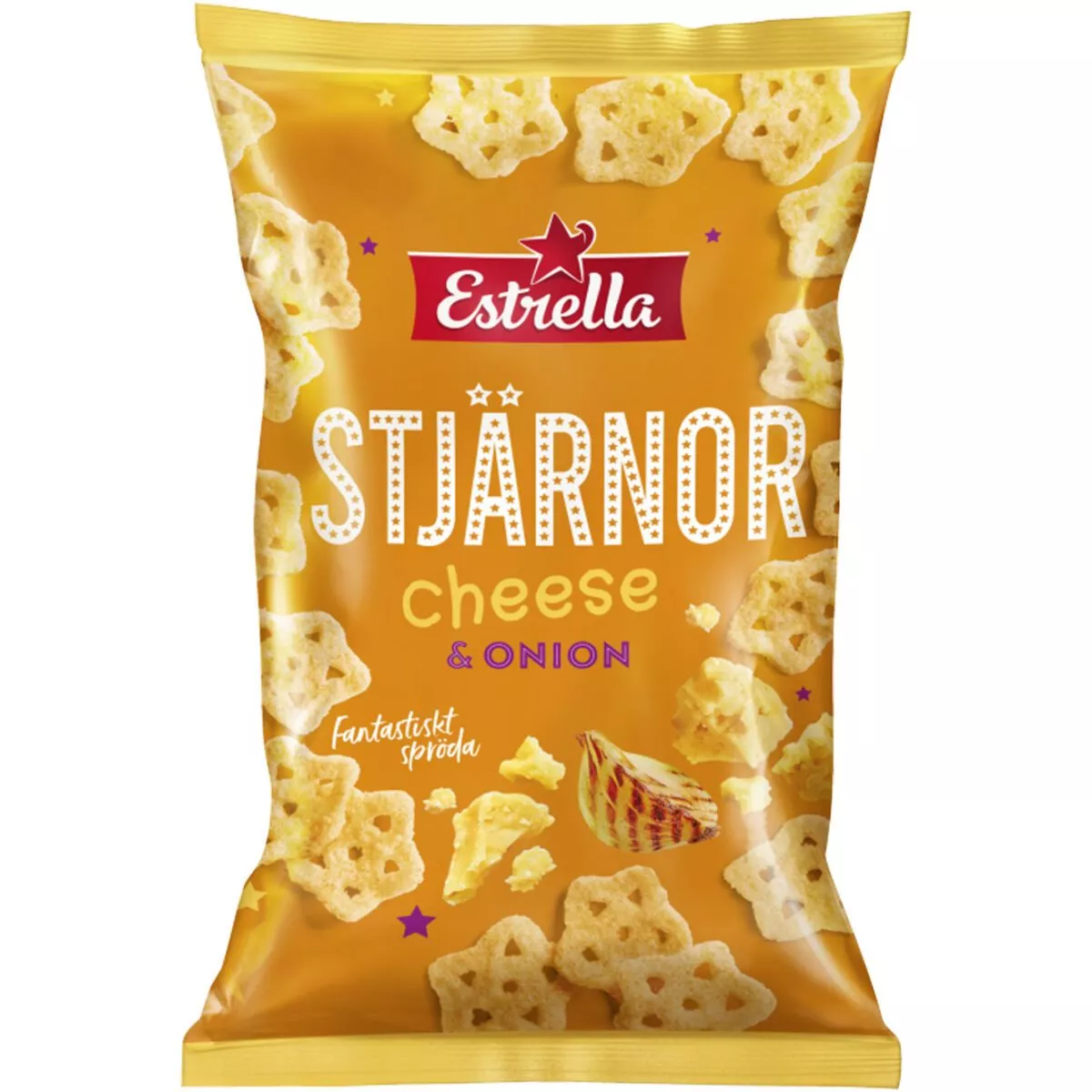 Estrella Stjärnor Cheese & Onion (90g) 1