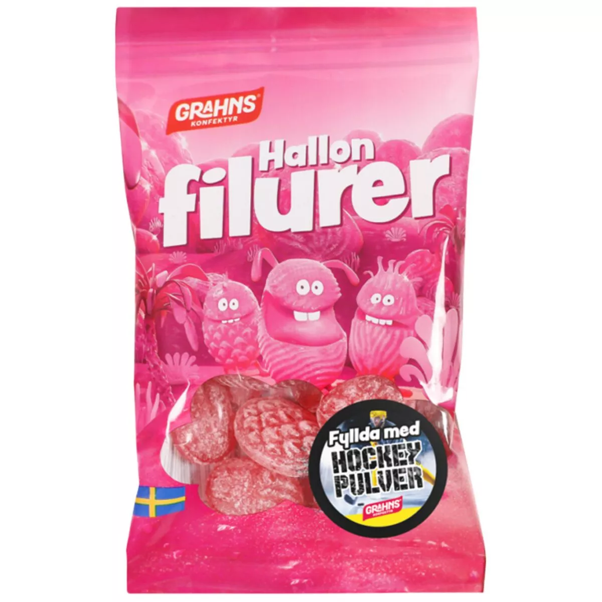 Grahns Hallonfilurer (70g) 1