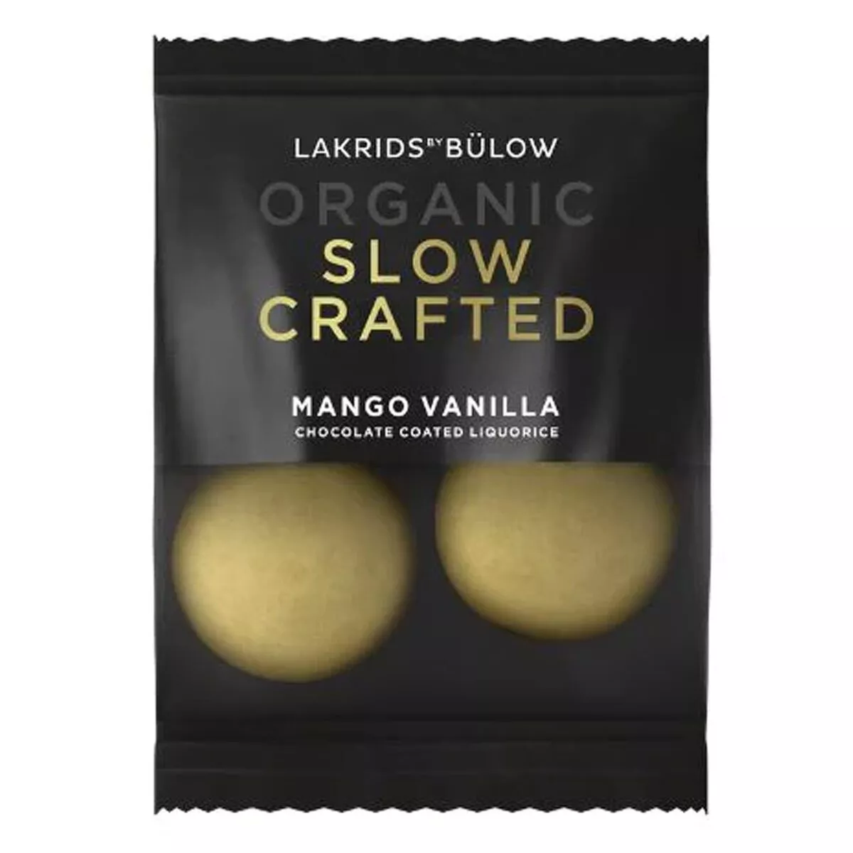 Lakrids by Bülow - Organic Slow Crafted Mango Vanilla - Flowpack 2 Kugeln (12g) 1