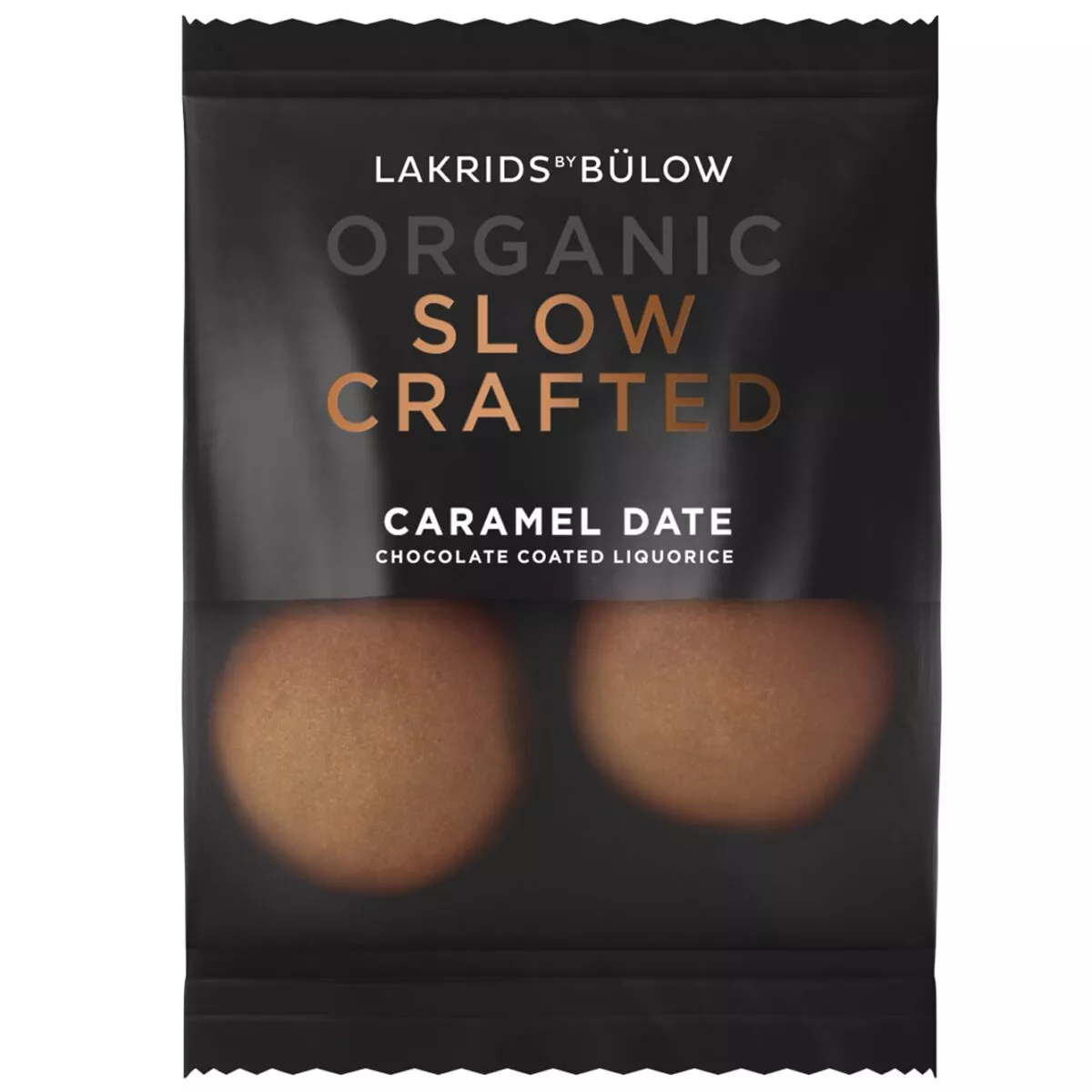 Lakrids by Bülow - Organic Slow Crafted Caramel Date - Flowpack 2 Kugeln (12g) 1